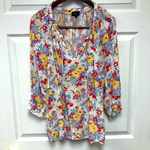 Jones New York Floral Spring Top